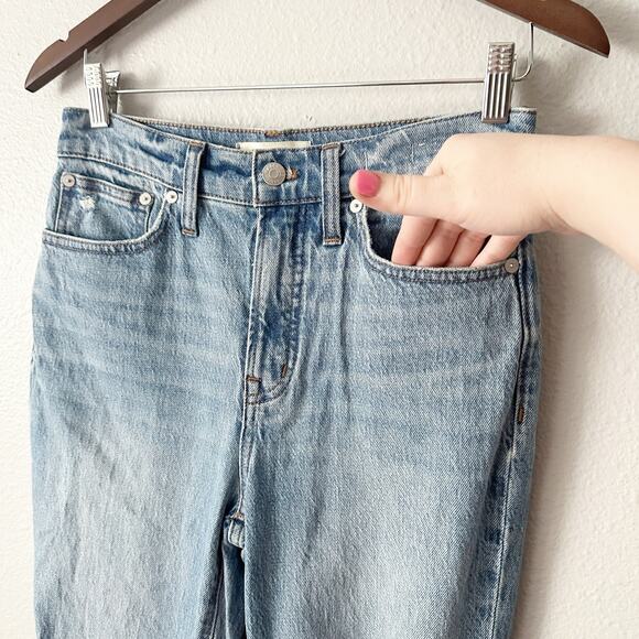 Madewell the Perfect Vintage Jean‎ Distressed Blue Jeans women’s size 26 - Picture 2 of 12